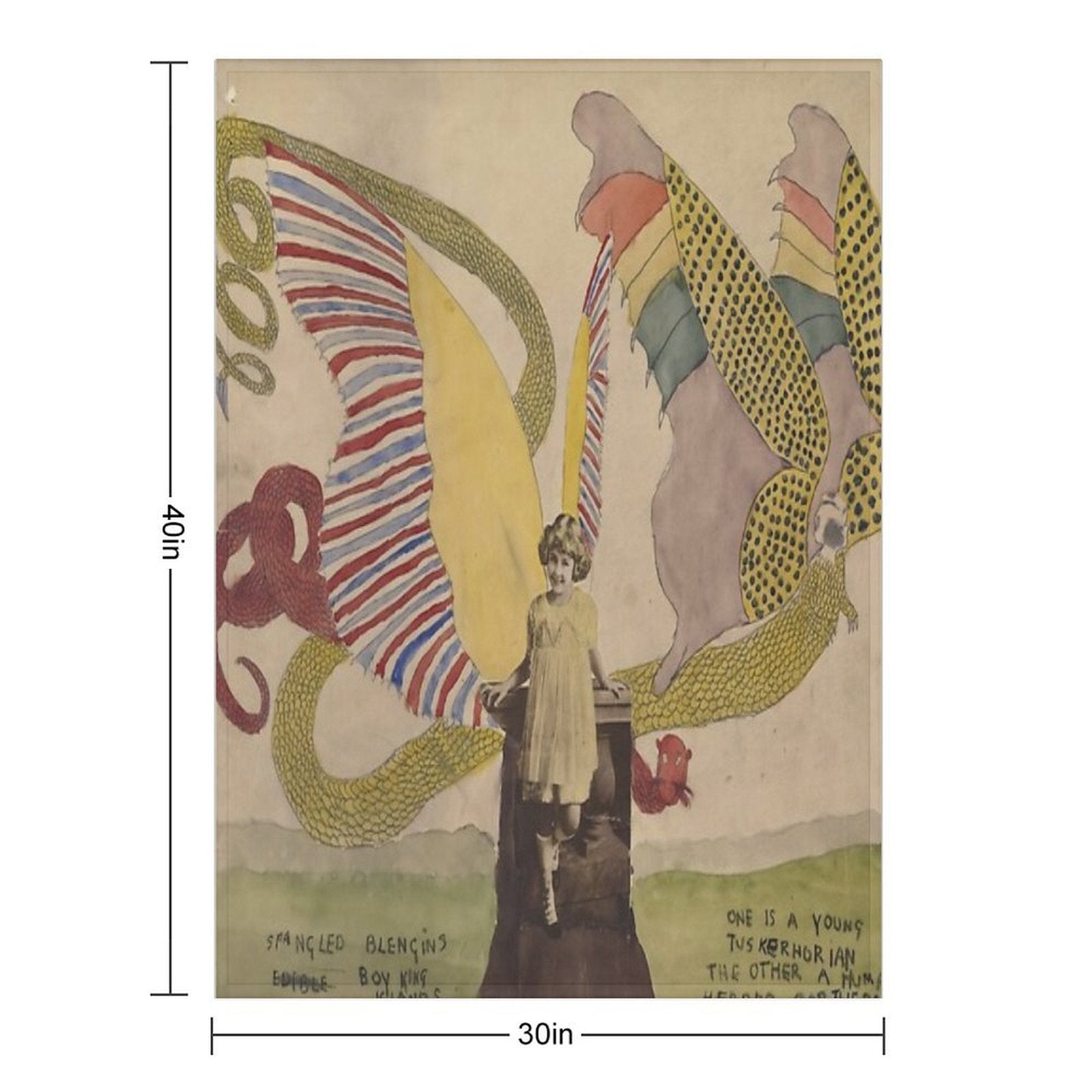 Henry Darger Art All-season Throw Blanket