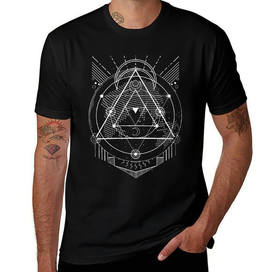 Womens The Mighty Metatron Sacred Geometry Gift Designs  Quick-drying T-Shirt