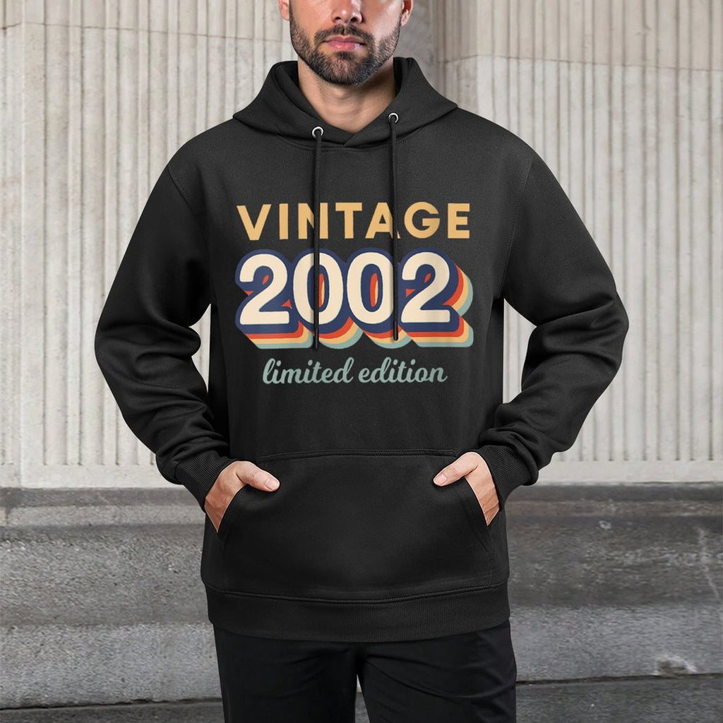 Womens 21st Birthday - Vintage 2002 Limited Edition Relaxed Fit Hoodie
