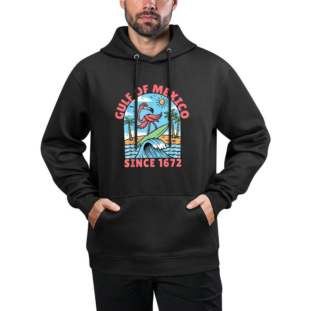 Gulf of Mexico Flamingo Gulf Of Mexico Since 1672 Layering Staple Hoodie