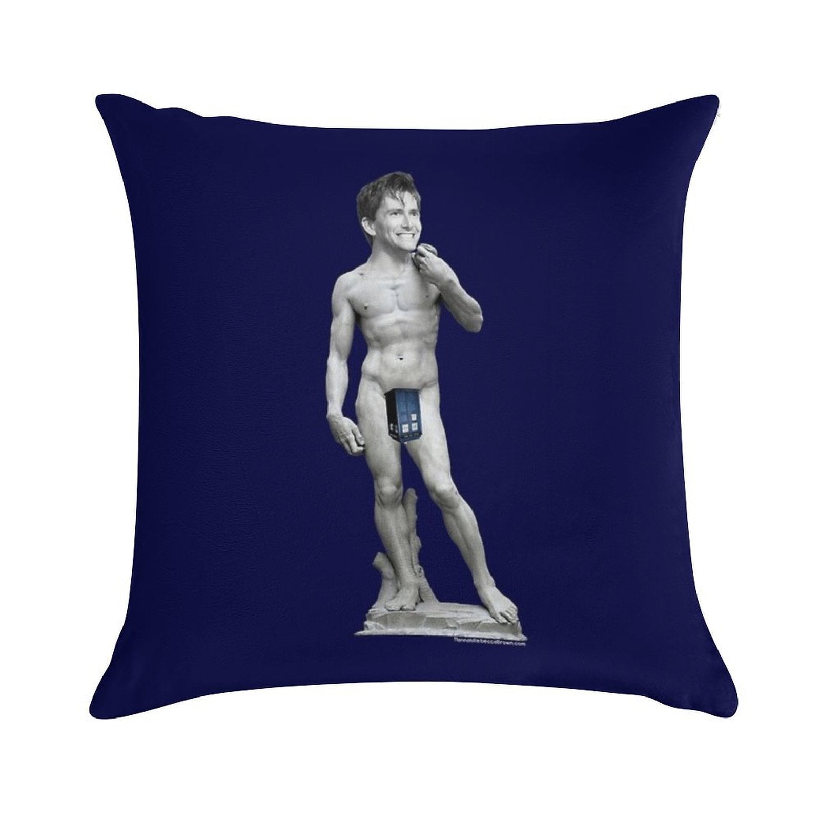 The David... Tennant Soft Warmth Comfort Throw Pillow
