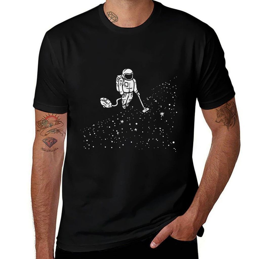 Astronaut Vacuuming Stars Space Dust Spaceman Gift  Quick-drying T-Shirt