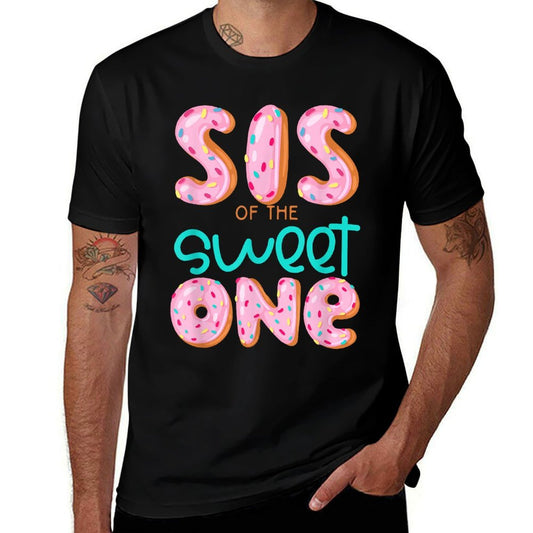 Sis of The Sweet One First Birthday Matching Family Donut  Soft T-Shirt