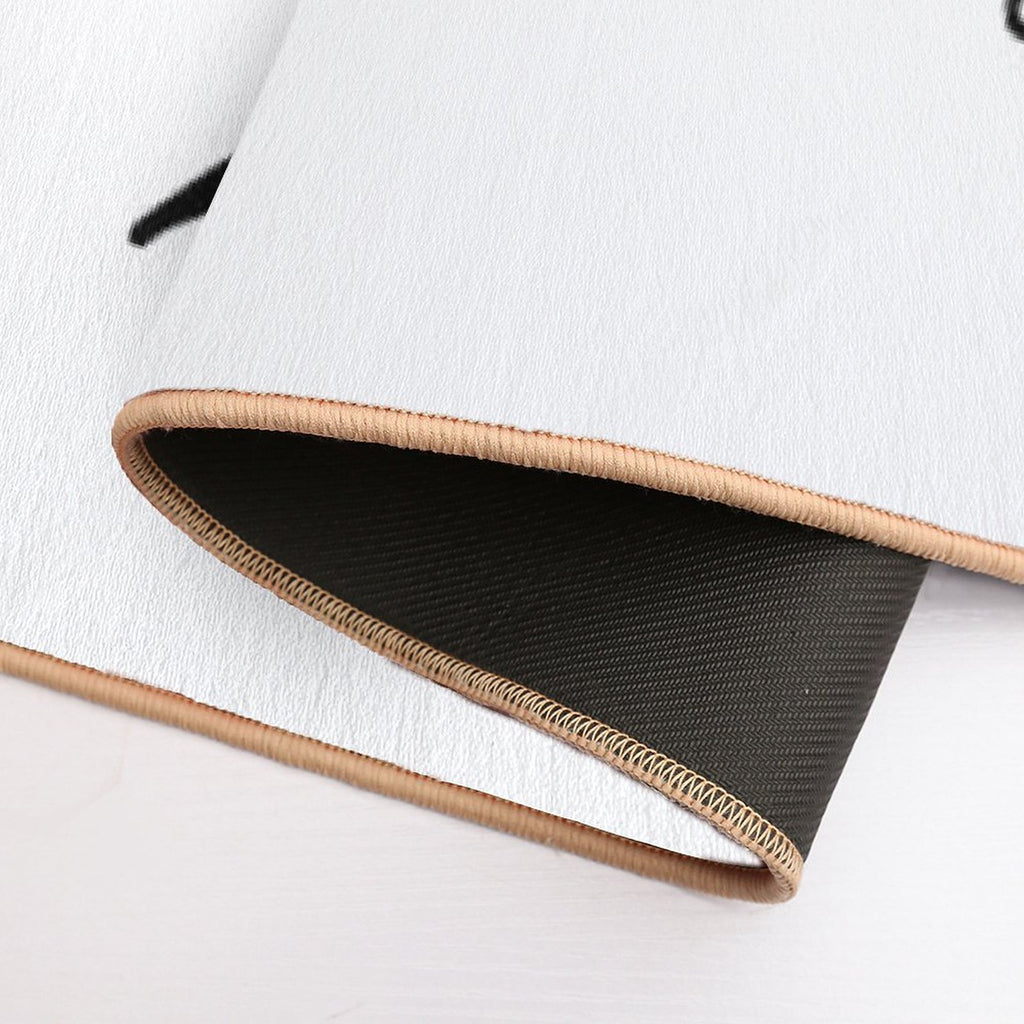 Speech And Thought Bubbles Chatting  Odorless Bath Mat