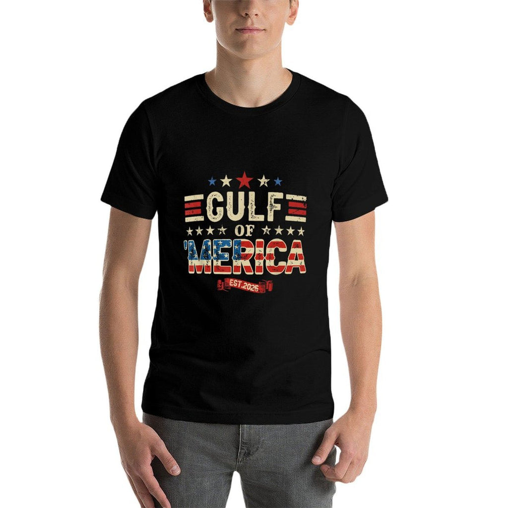 Gulf of 'Merica US Patriotic 2025  Durable T-Shirt
