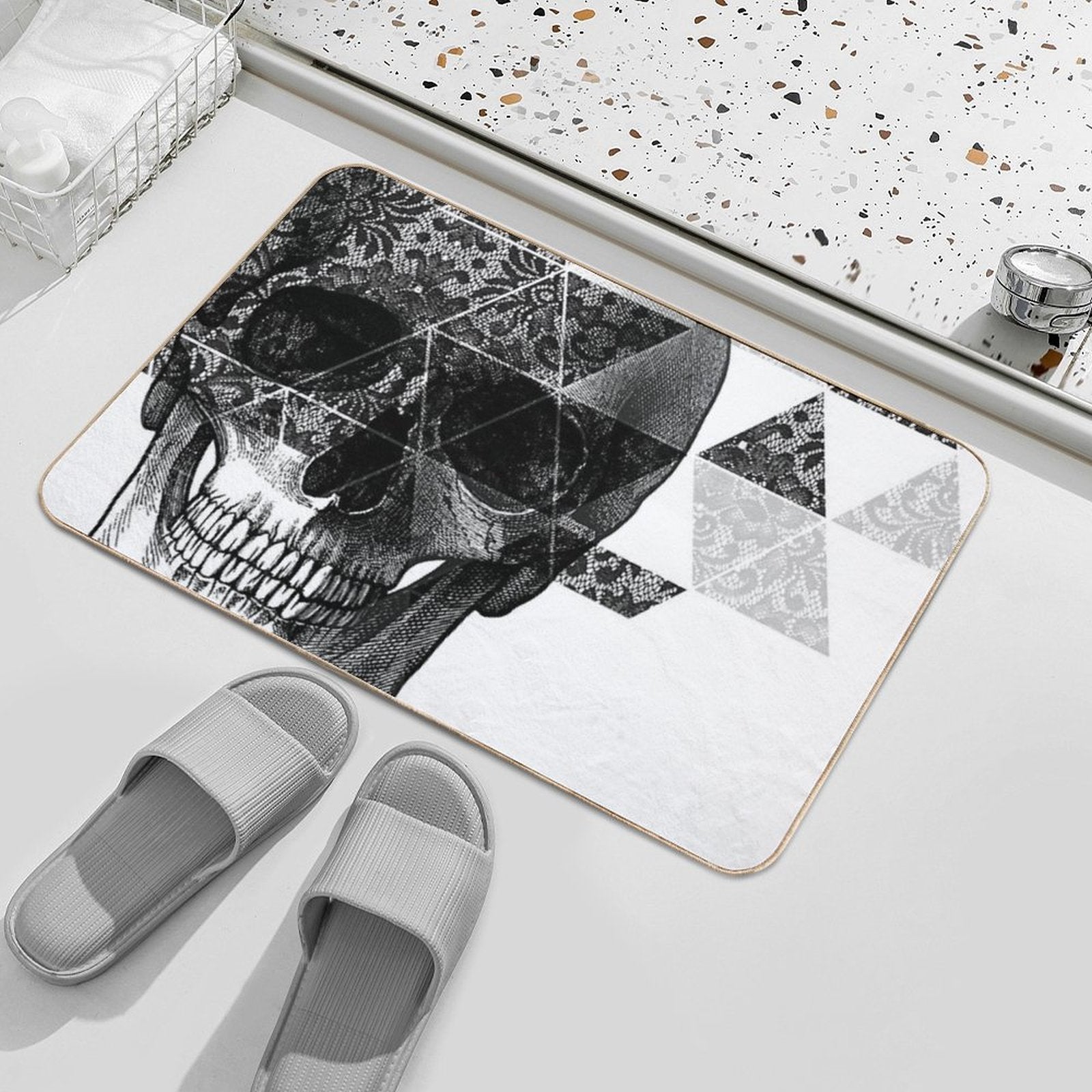 Dias De Los Geomuertos  Eco-Friendly Bath Mat