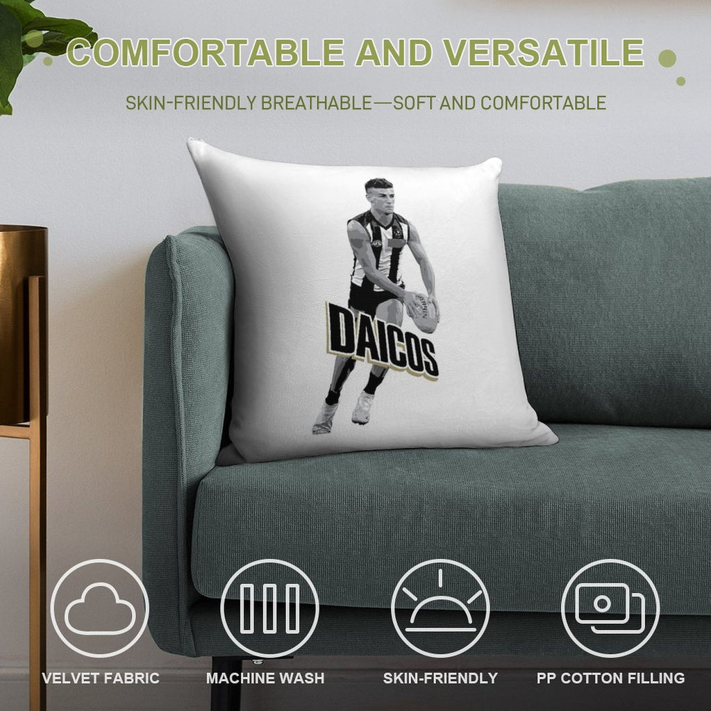 Nick Daicos Soft Gift Ready Throw Pillow