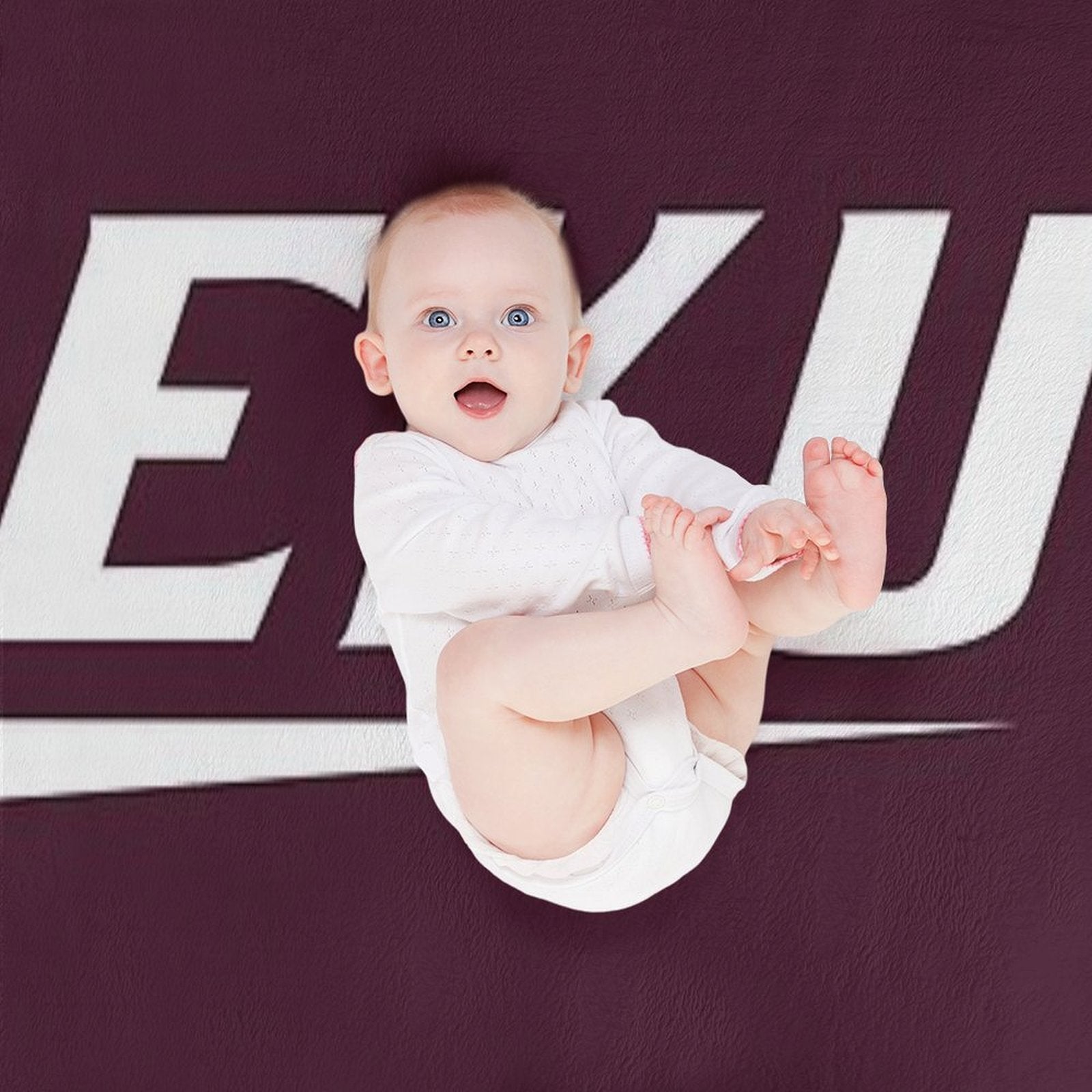 Eastern Kentucky Colonels Anti-pilling Throw Blanket