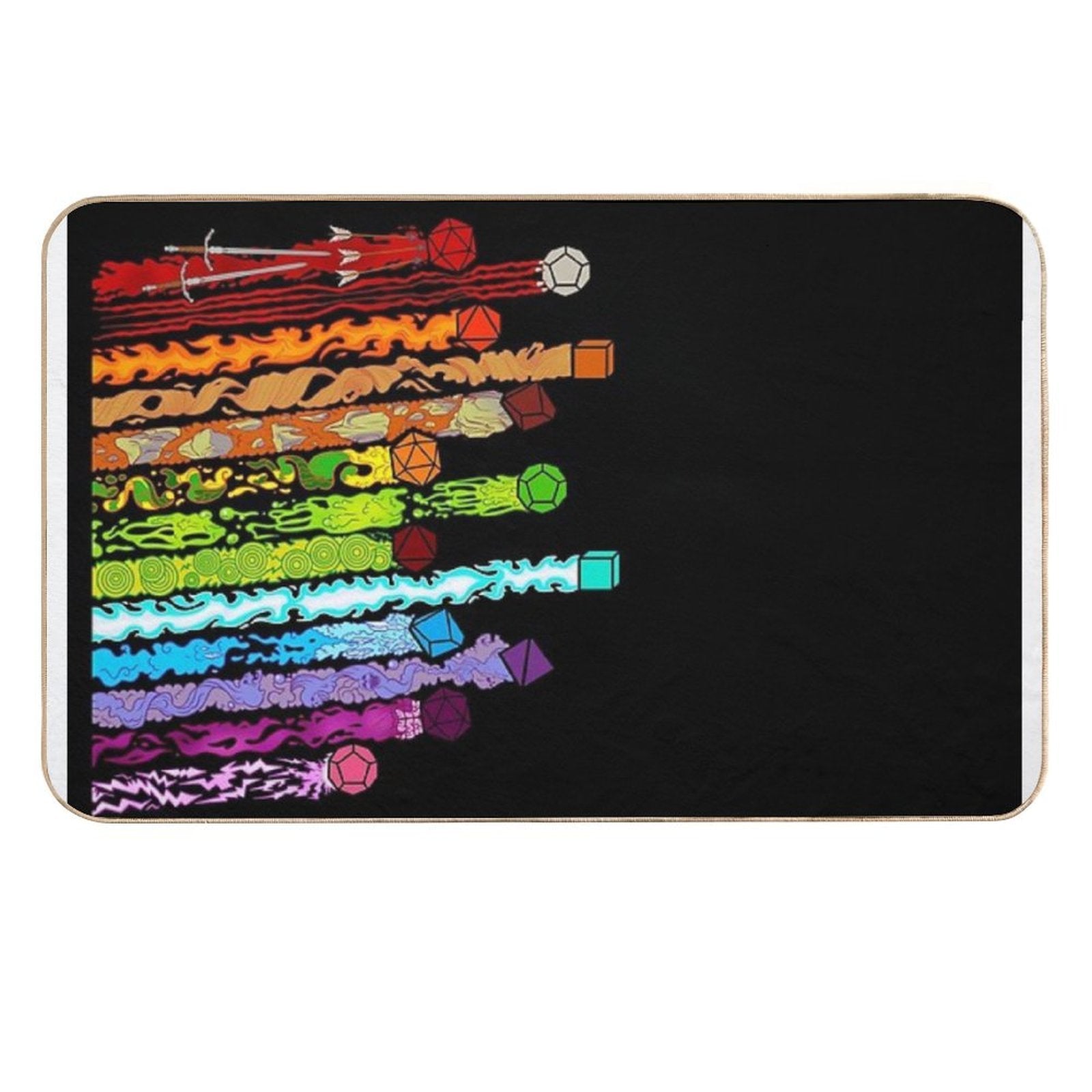 Damage Dice  Fade-Resistant Bath Mat