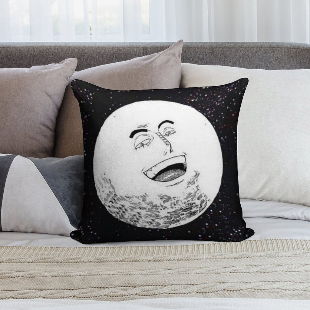 Enel Moon God Soft Hidden Zipper Throw Pillow