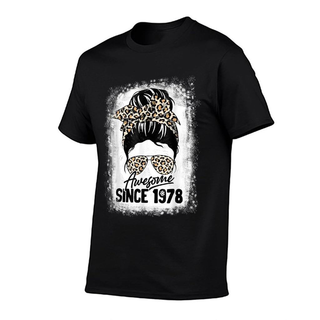 44 Years Old Awesome Since 1978 Leopard 44th Birthday  Lightweight T-Shirt