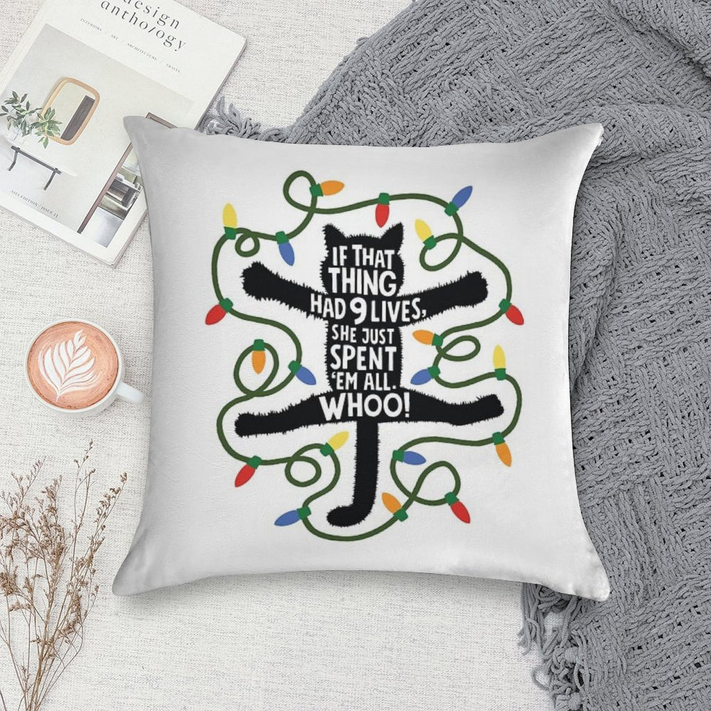 Fried Cat Soft Multiple Sizes Throw Pillow