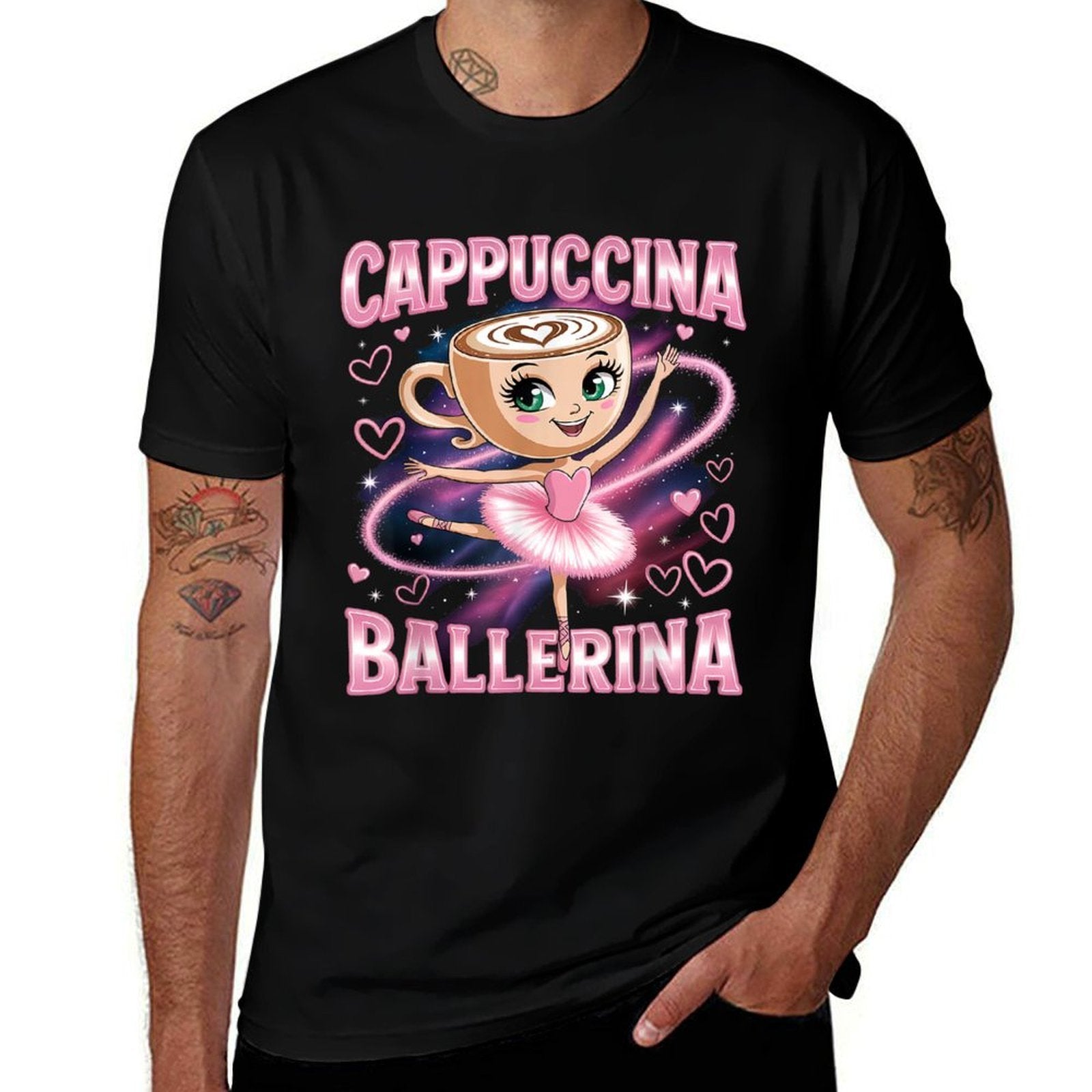 Ballerina Cappuccina - Italian Brainrot Meme Brainrot Meme  Vintage-inspired T-Shirt