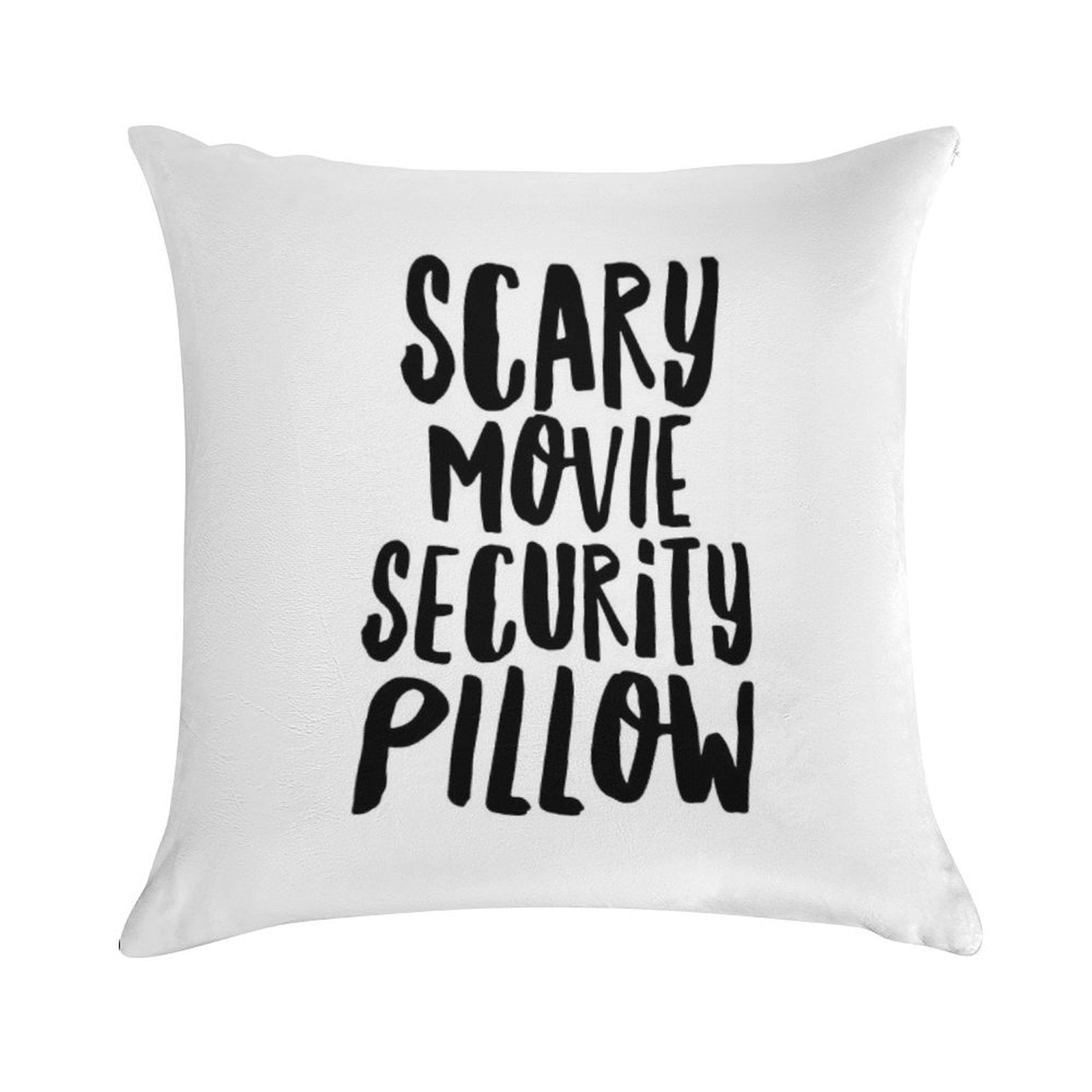 Scary Movie Security Pillow Soft Shrink-Resistant Throw Pillow