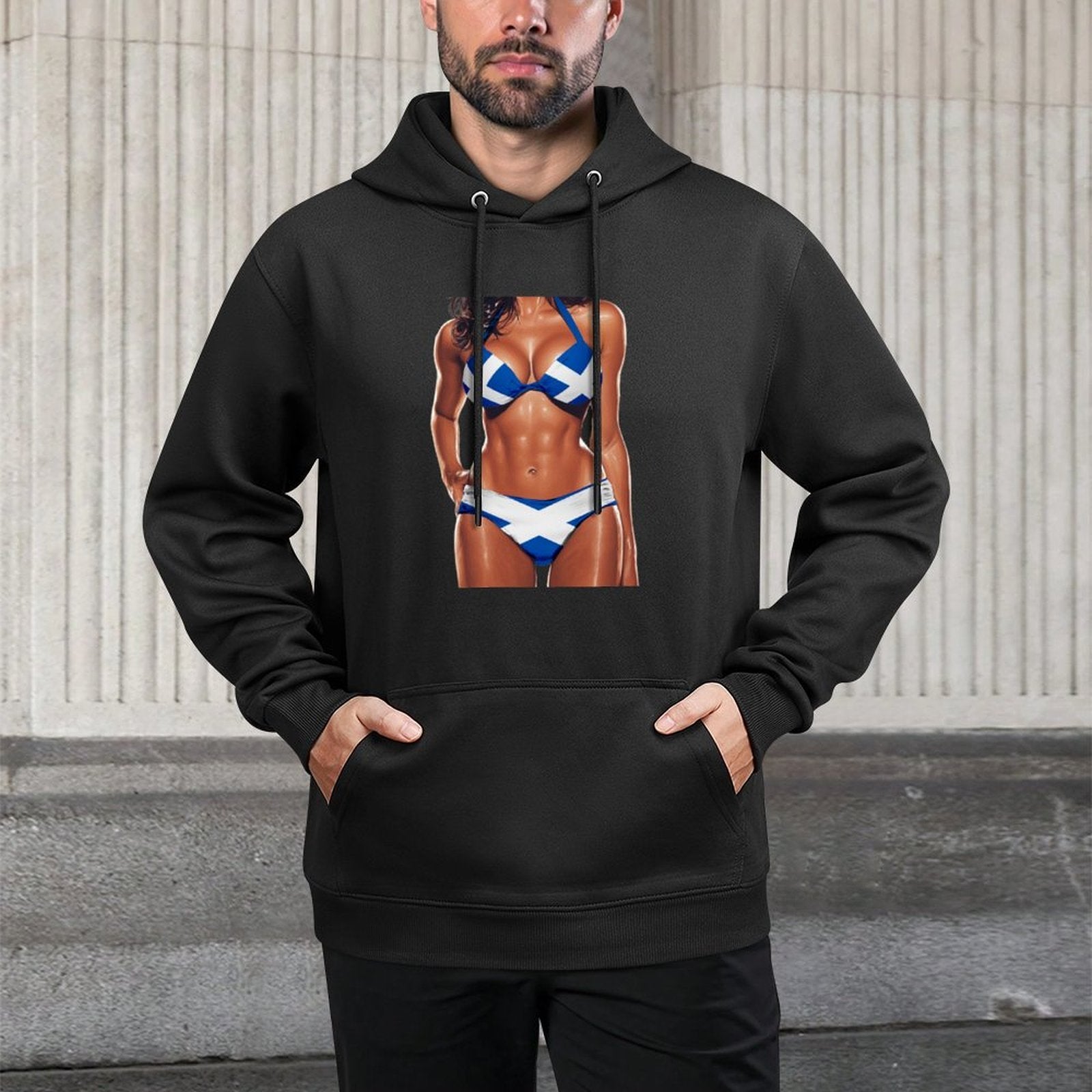 Scottish Women Bikini Outfit Heritage Scotland Unisex Design Hoodie