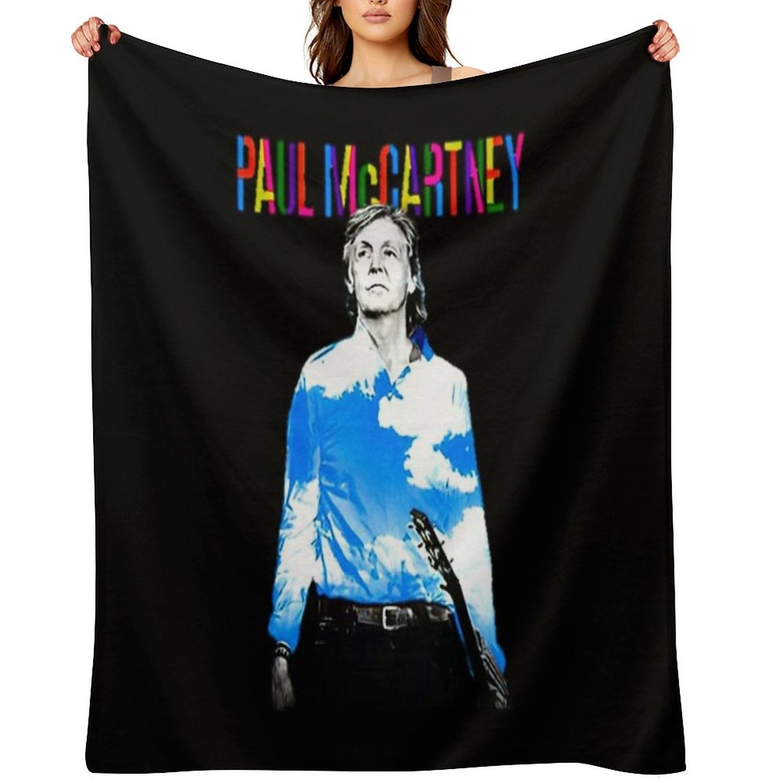 Paul McCartney Plush Throw Blanket