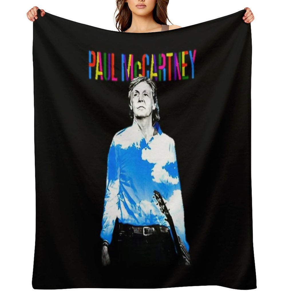 Paul McCartney Plush Throw Blanket