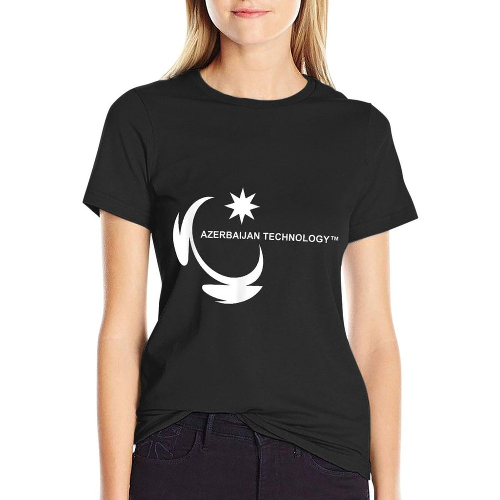 Azerbaijan Technology Funny Meme  High-quality Stitching T-Shirt