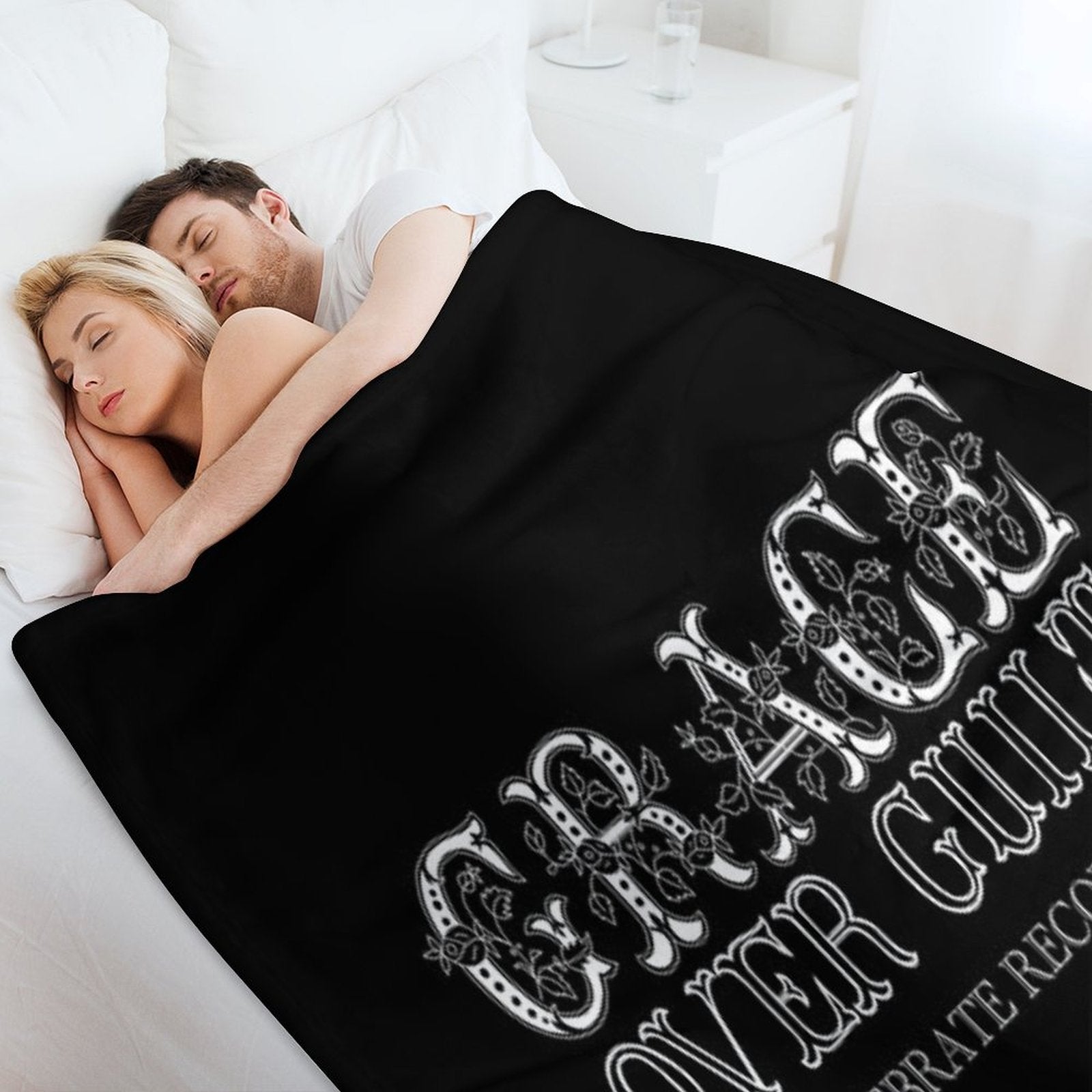 GRACE over Guilt ~ Celebrate Recovery Lightweight Throw Blanket