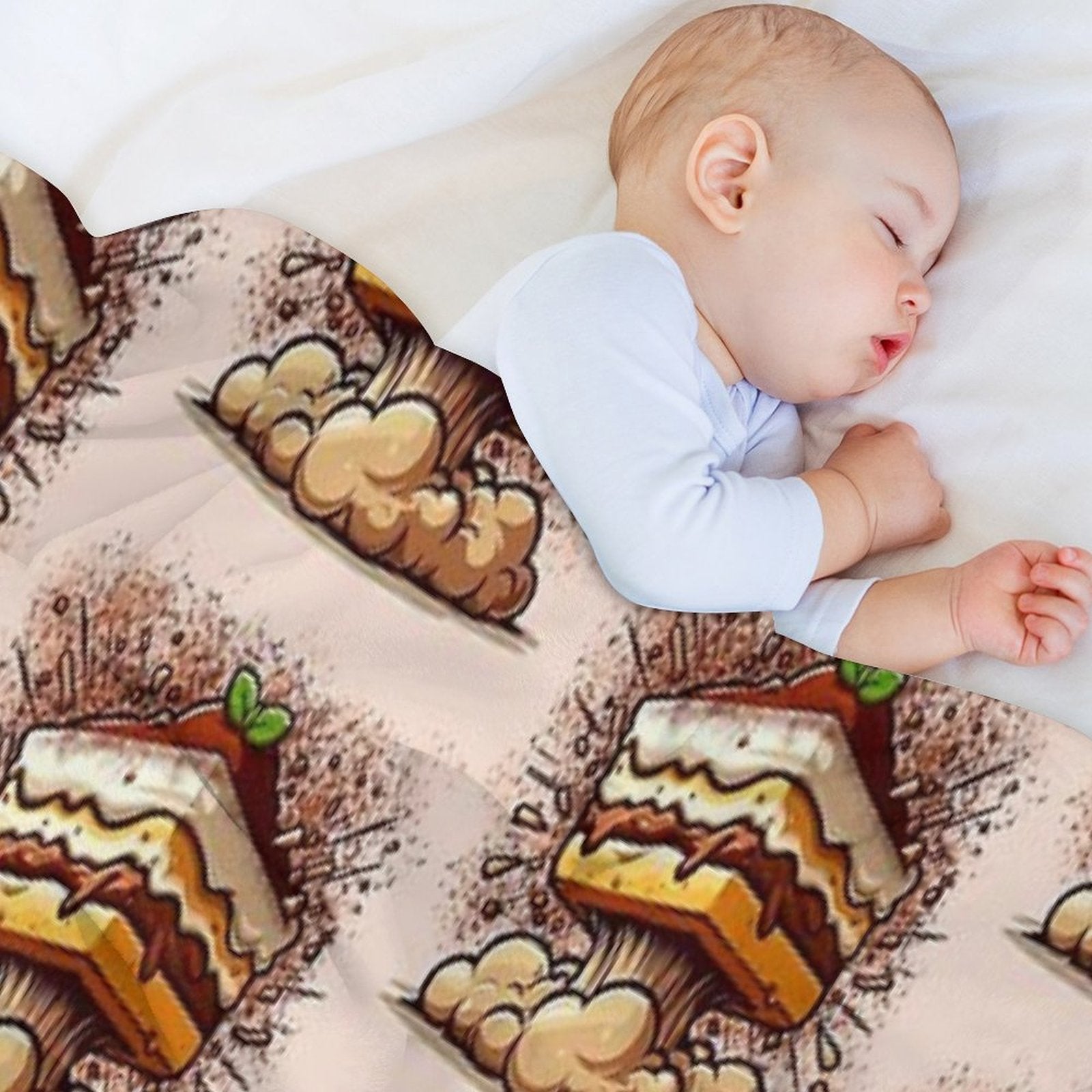 Exploding Tiramisu Multi-functional Throw Blanket