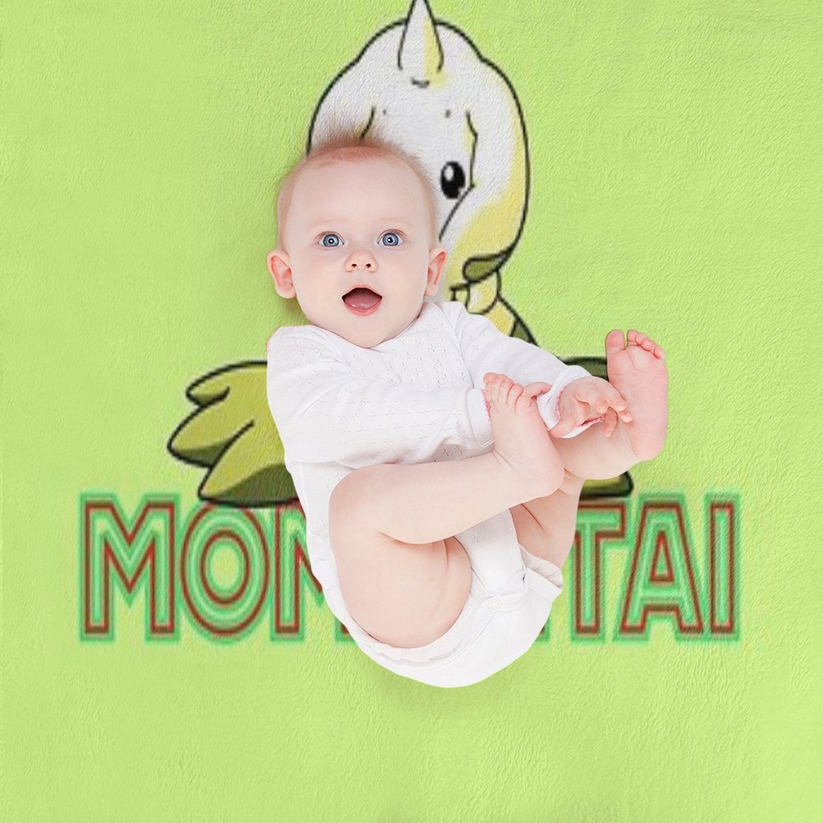 Momantai Terriermon Anti-pilling Throw Blanket