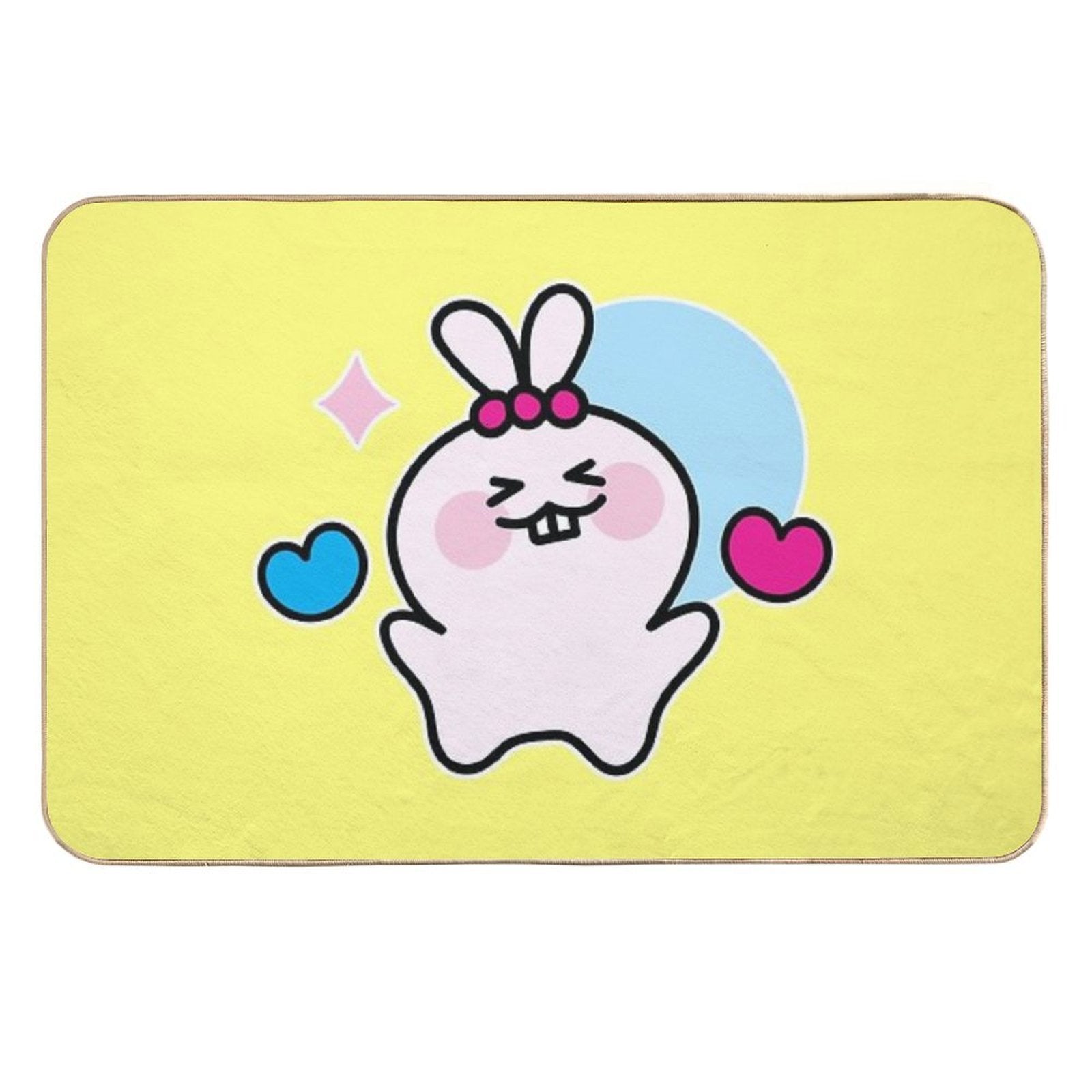 Nikko The Cute Bunny No.7 – 24 Emotions & Expressions  Dirt-Trapping Bath Mat