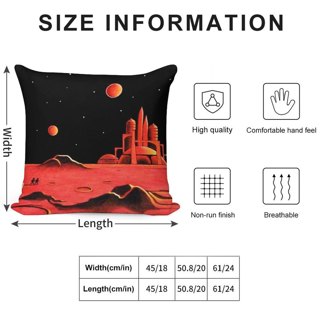 CITY ON MARS Soft Style Accent Throw Pillow