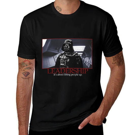 Star Wars Darth Vader Leadership Inspirational Poster Photo  Fade-proof Color T-Shirt