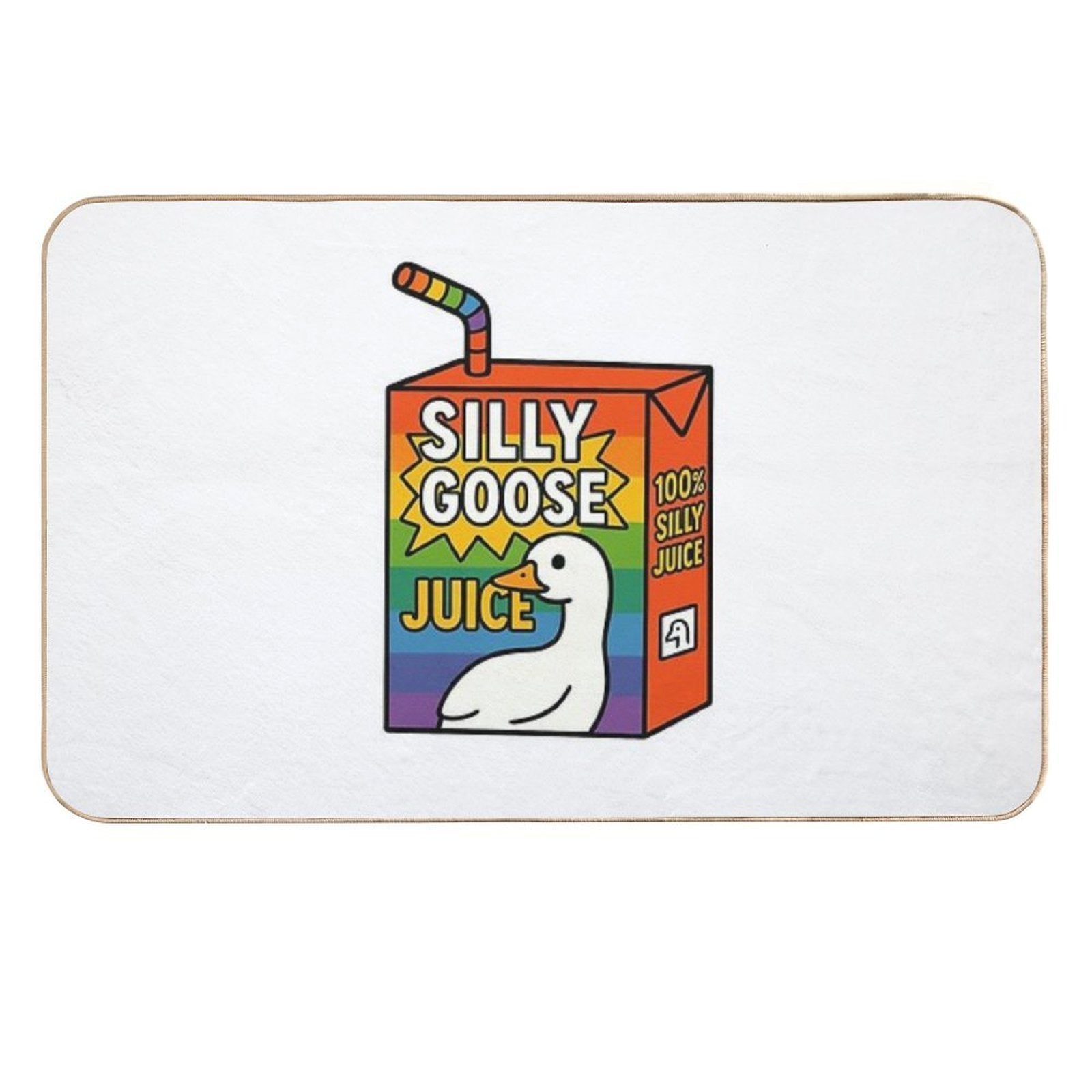 Silly Goose Juice  High-Traffic Bath Mat