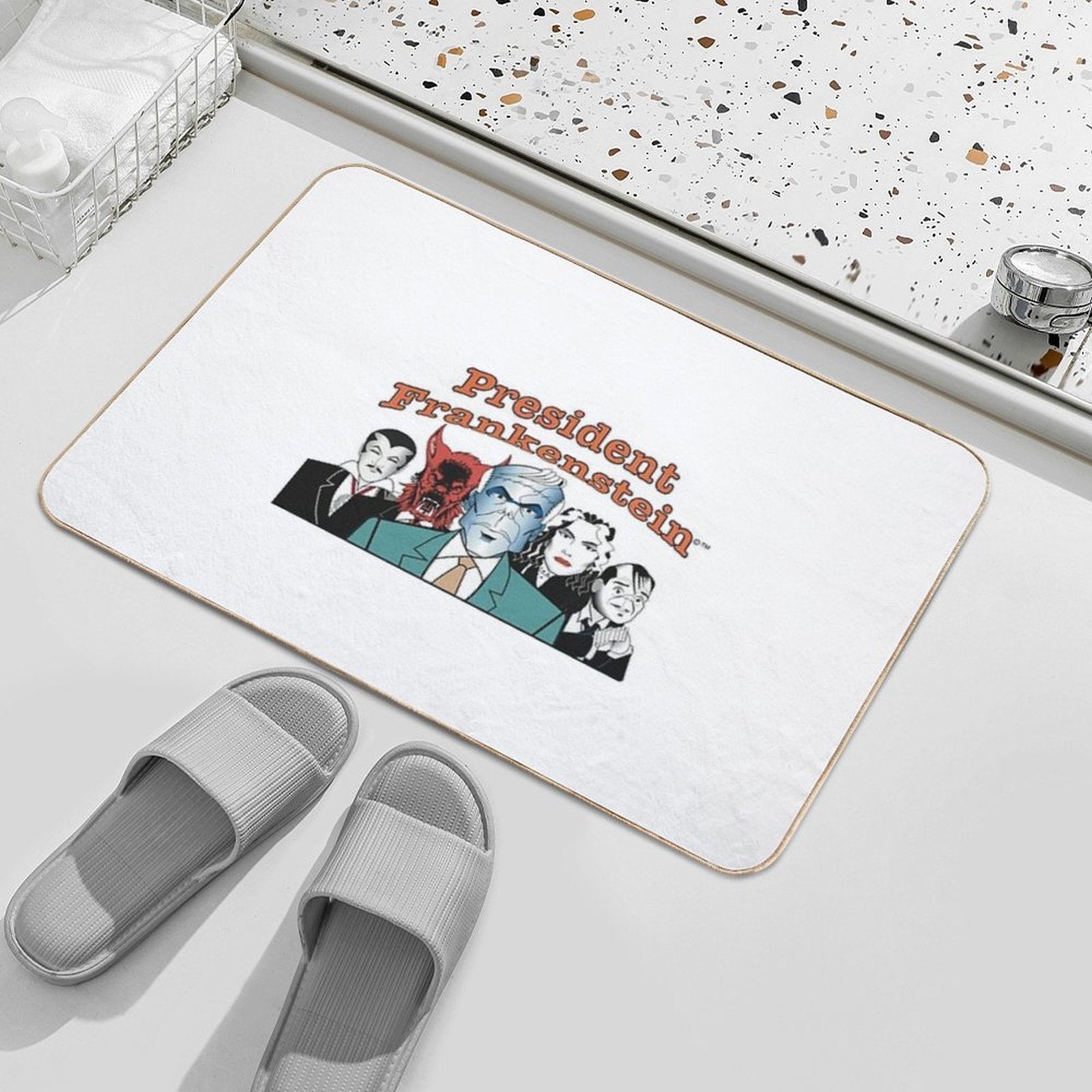 President Frankenstein - World Leaders  Repositionable Bath Mat