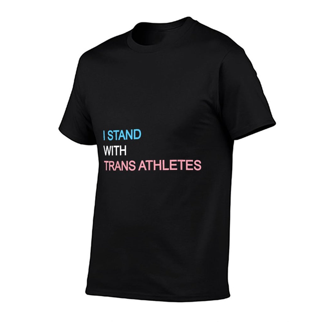 I Stand With Trans Athletes T-shirt  High-quality Stitching T-Shirt