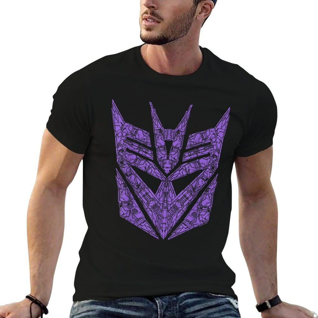 Transformers Decepticons Purple Icon Filled Logo  Odor-resistant T-Shirt