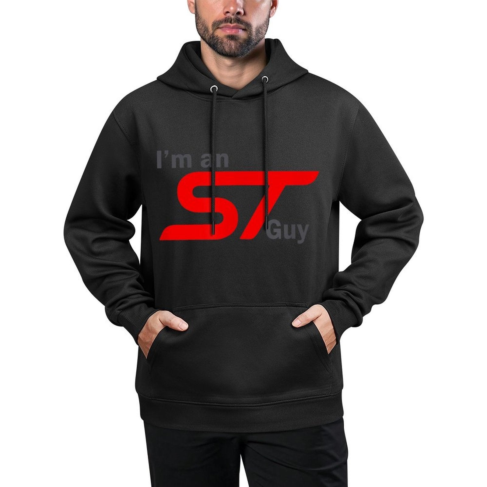 Im An ST Guy - Funny Car Enthusiast Design Adjustable Hood Hoodie
