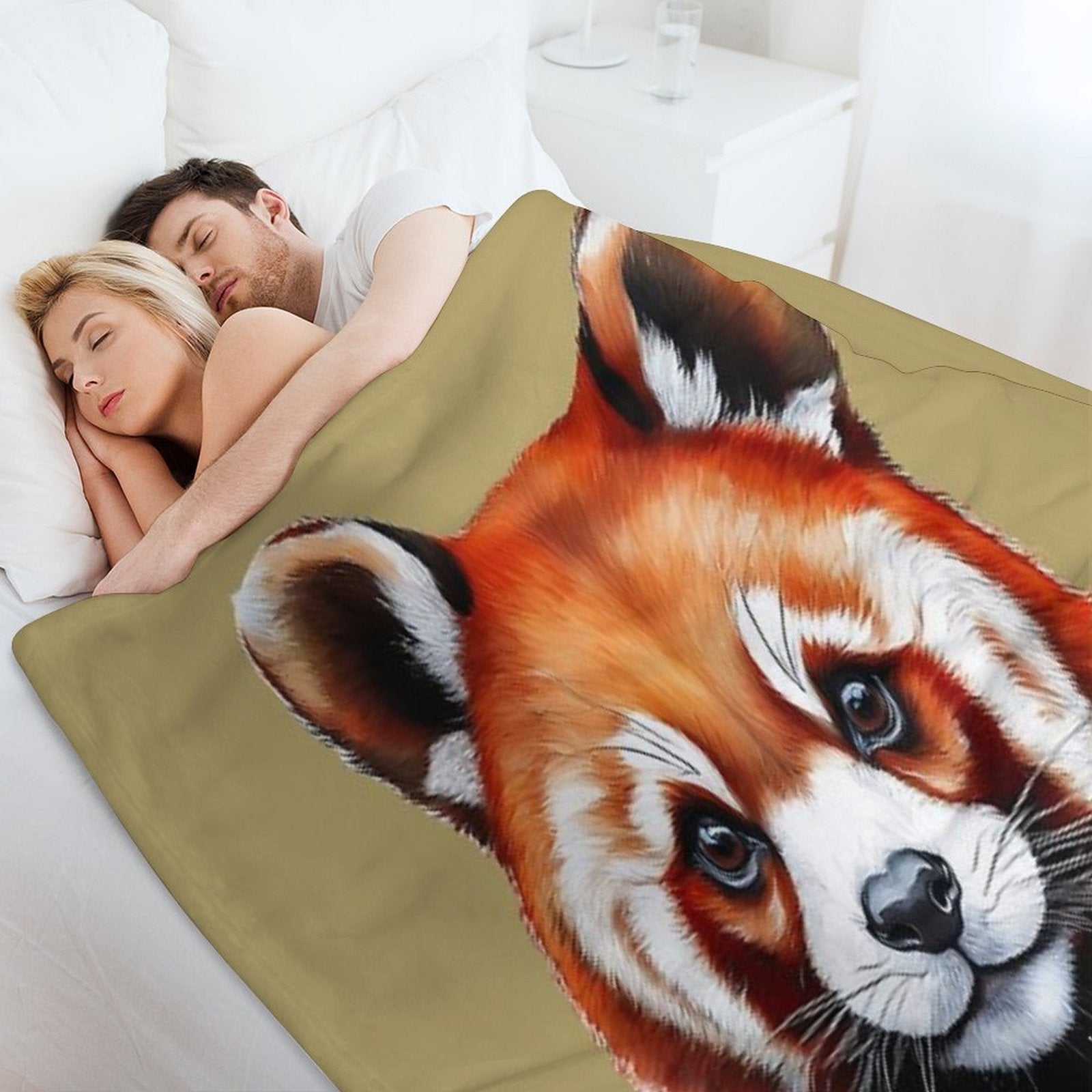 Red Panda - MY ZOO Collection Travel-friendly Throw Blanket