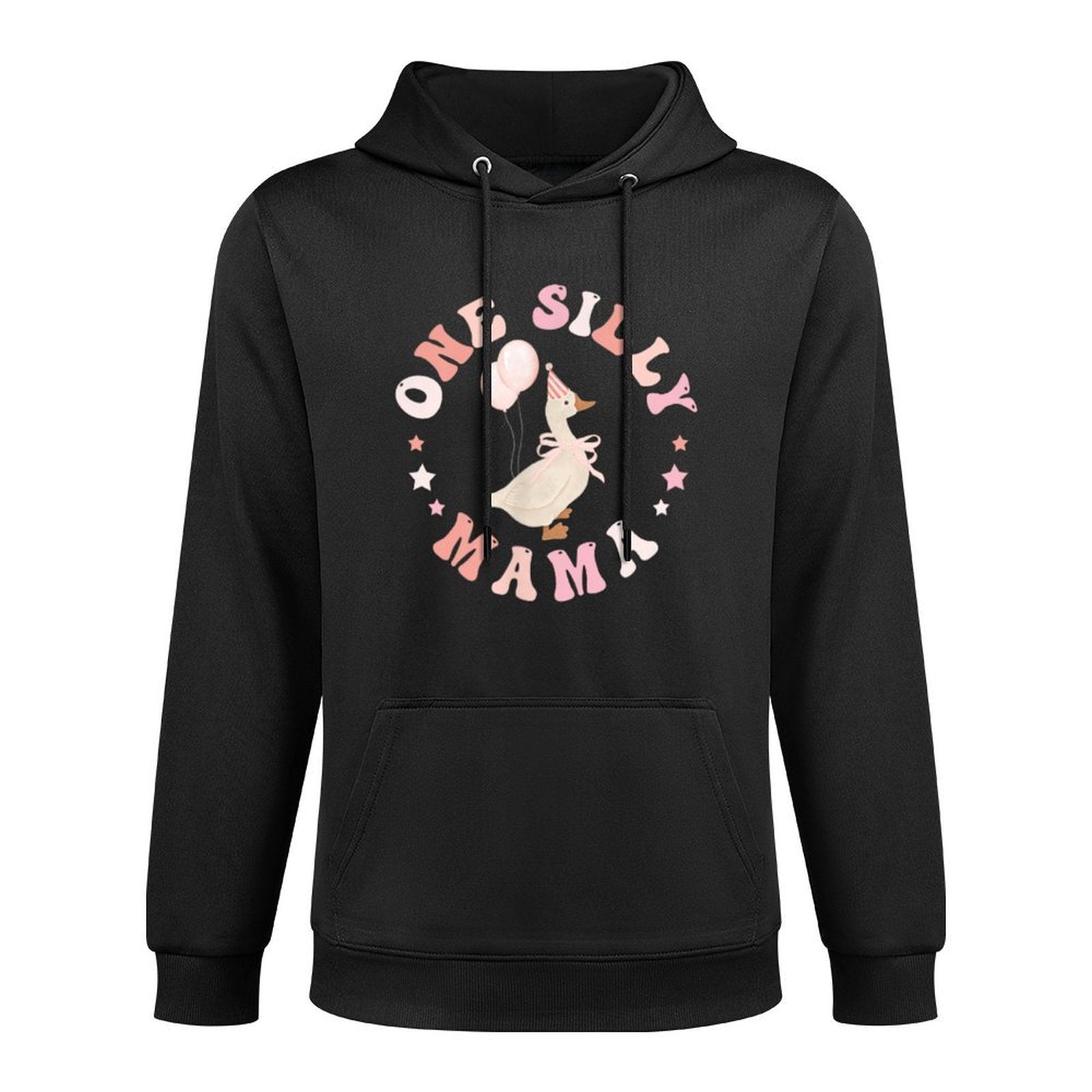 One Silly Goose Mama First Birthday Family Matching Party Easy Care Hoodie