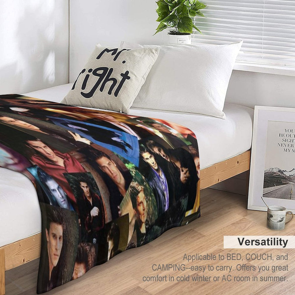 Angel Collage Shrink-resistant Throw Blanket