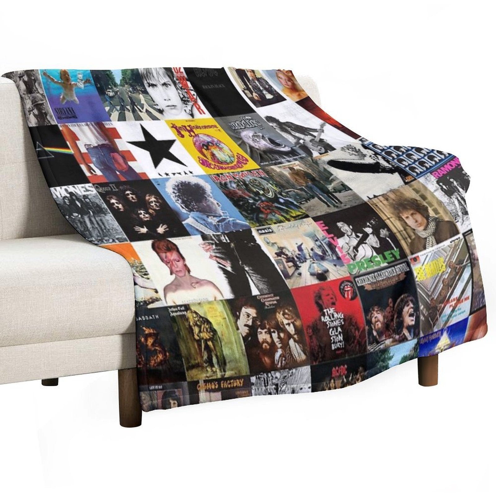 Vynil Lightweight Throw Blanket