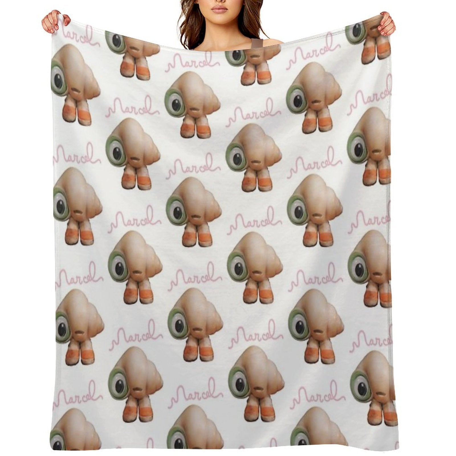 Marcel The Shell with Shoes On Live Action Anti-pilling Throw Blanket