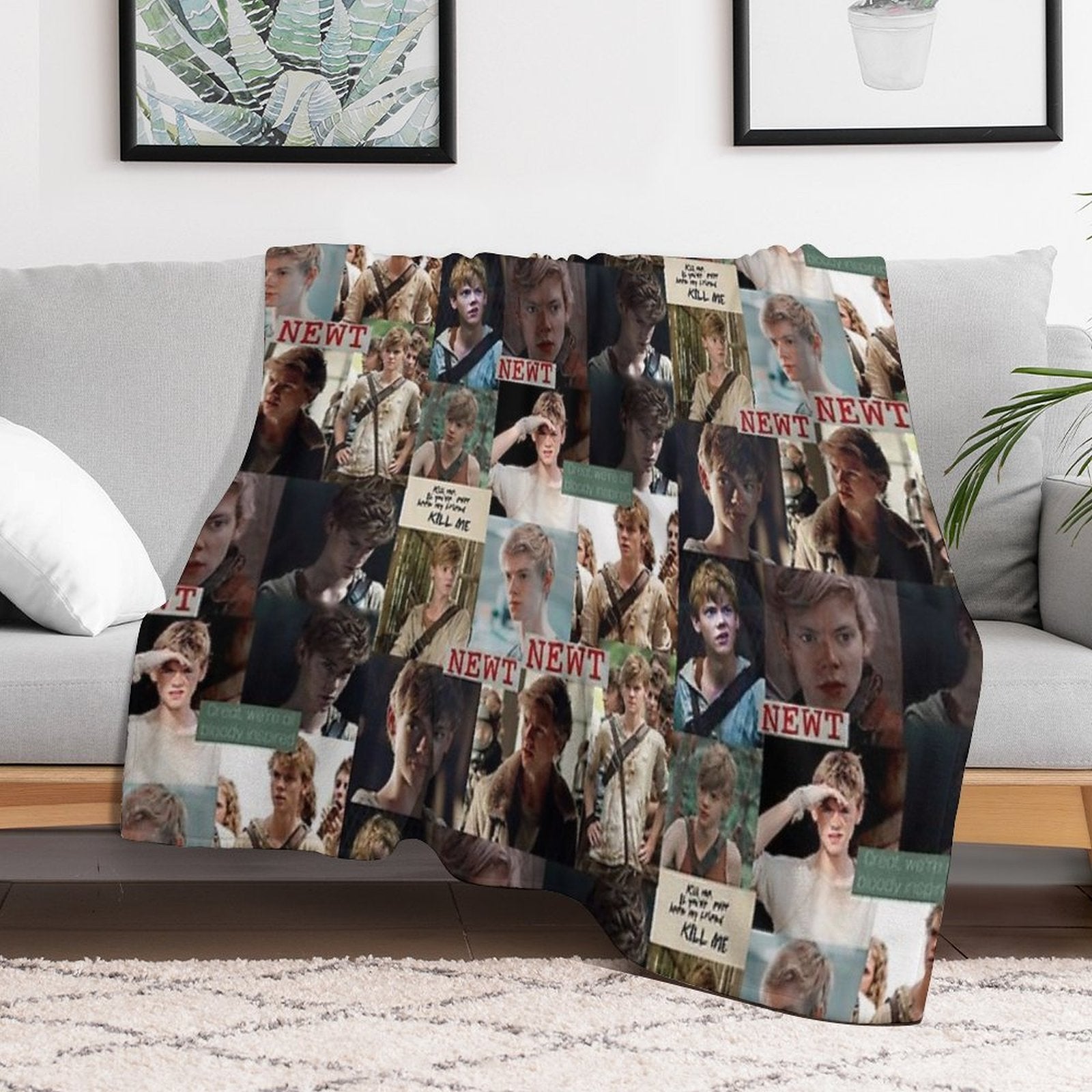 Newt Easy Care Throw Blanket