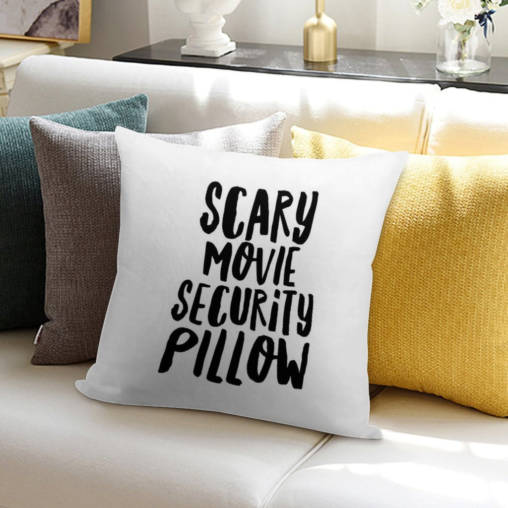 Scary Movie Security Pillow Soft Shrink-Resistant Throw Pillow