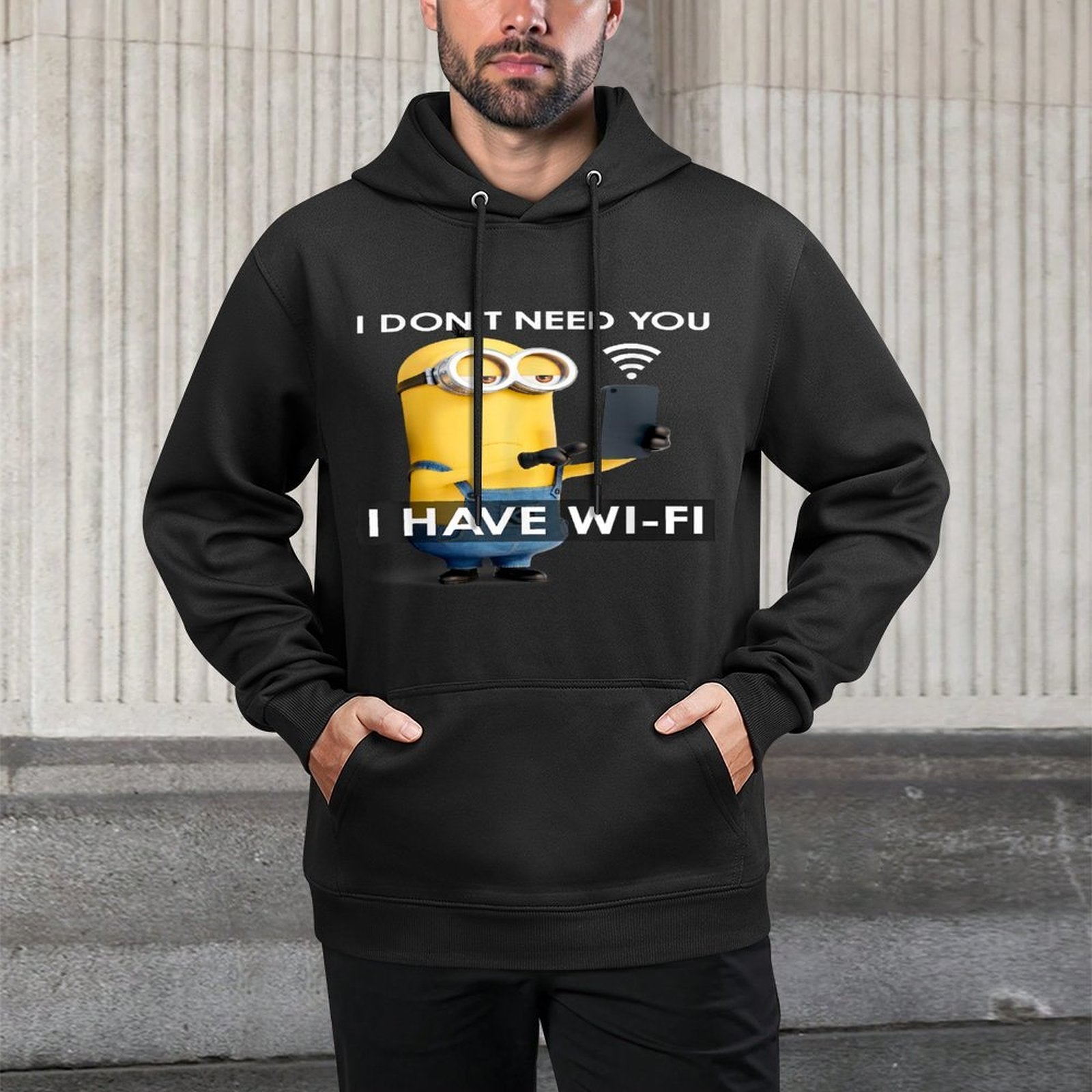 Despicable Me Minions KevinI Have Wi-Fi Graphic Moisture-Wicking Hoodie
