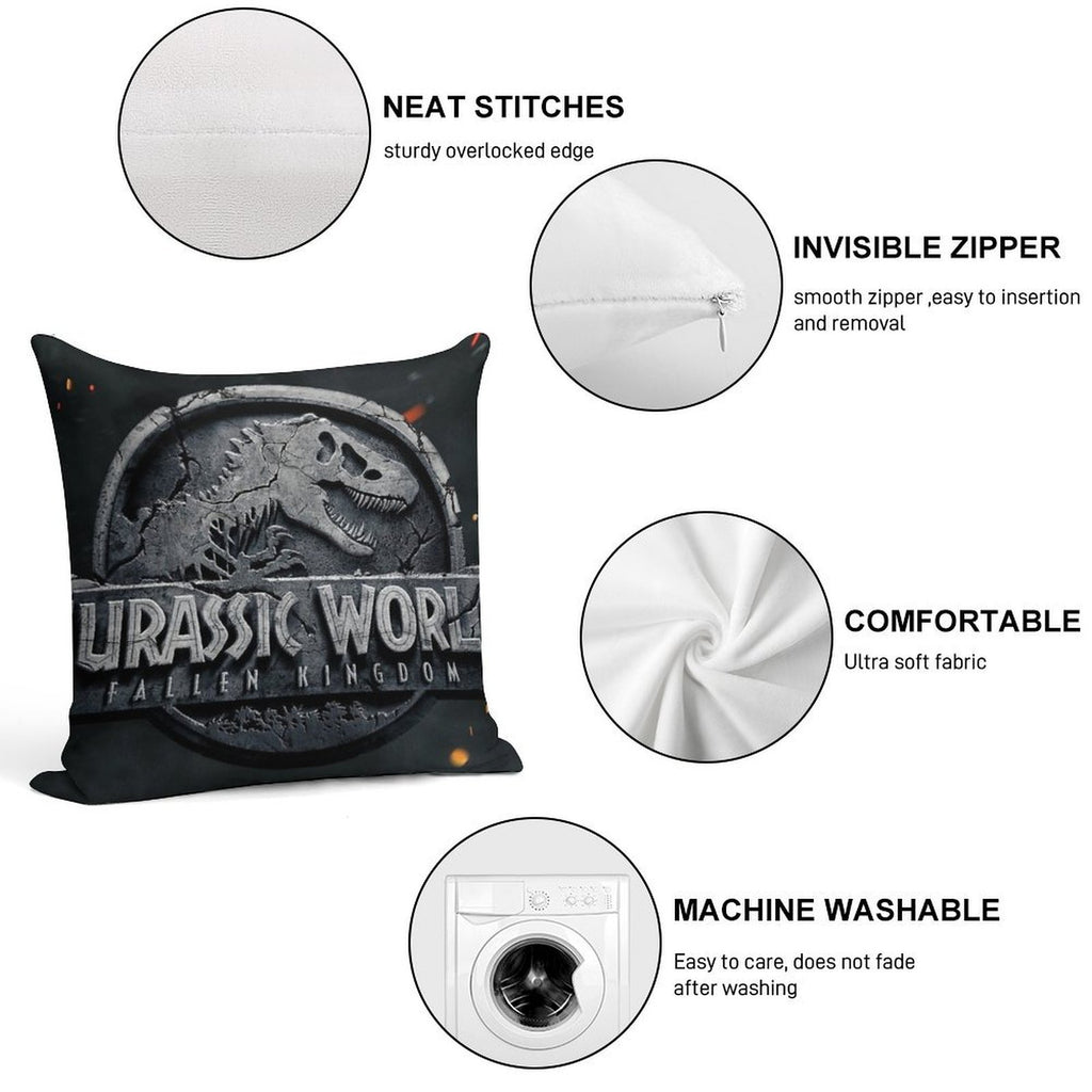 Jurassic World Soft Washable Throw Pillow