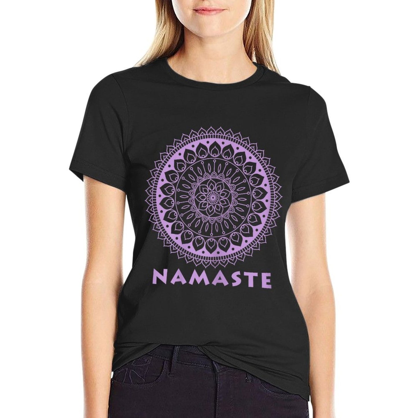 Womens Namaste - Mandala Namaste Yoga Lover Gift T  Affordable Price T-Shirt
