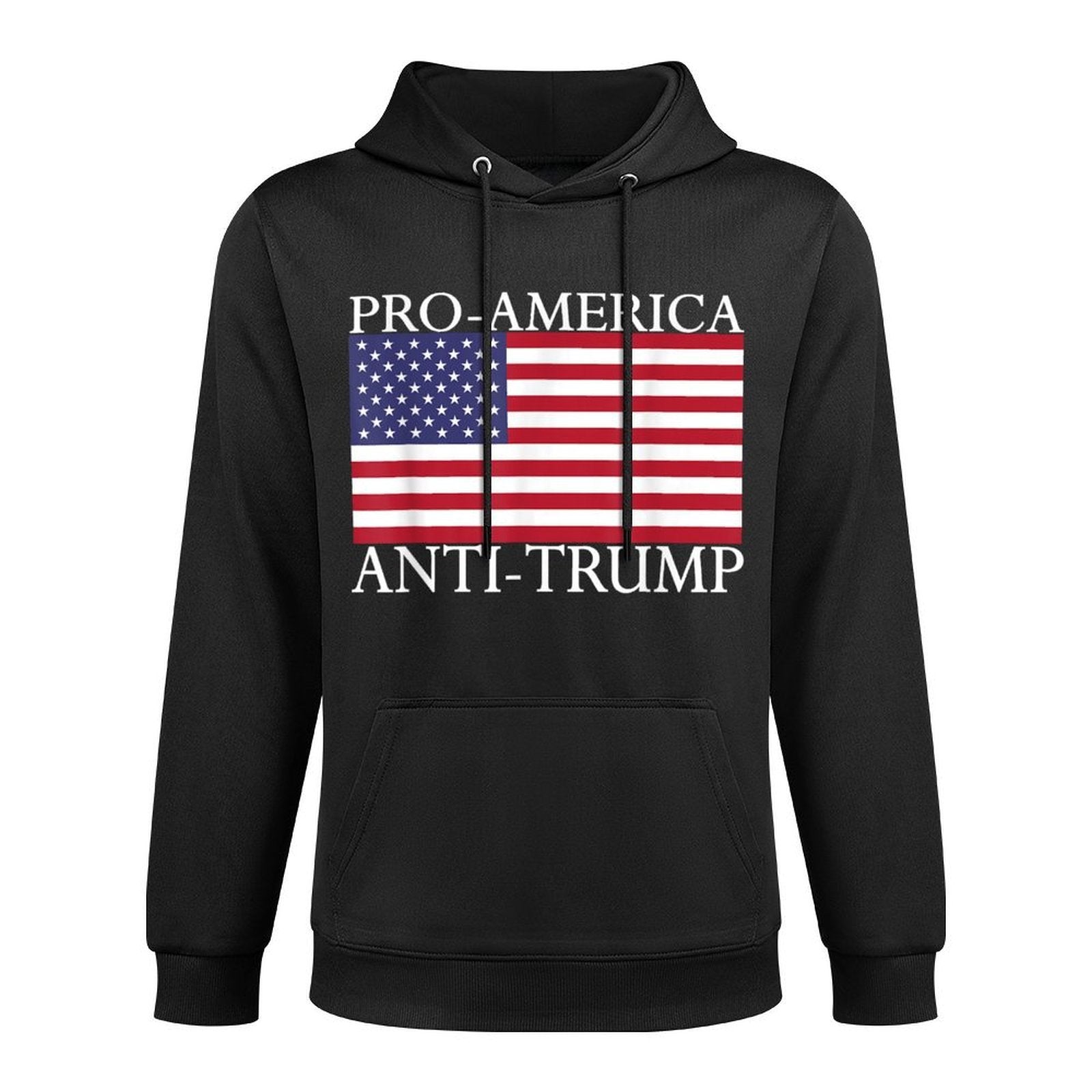 Pro-America Anti-Trump - American USA Flag Resist Casual Wear Hoodie