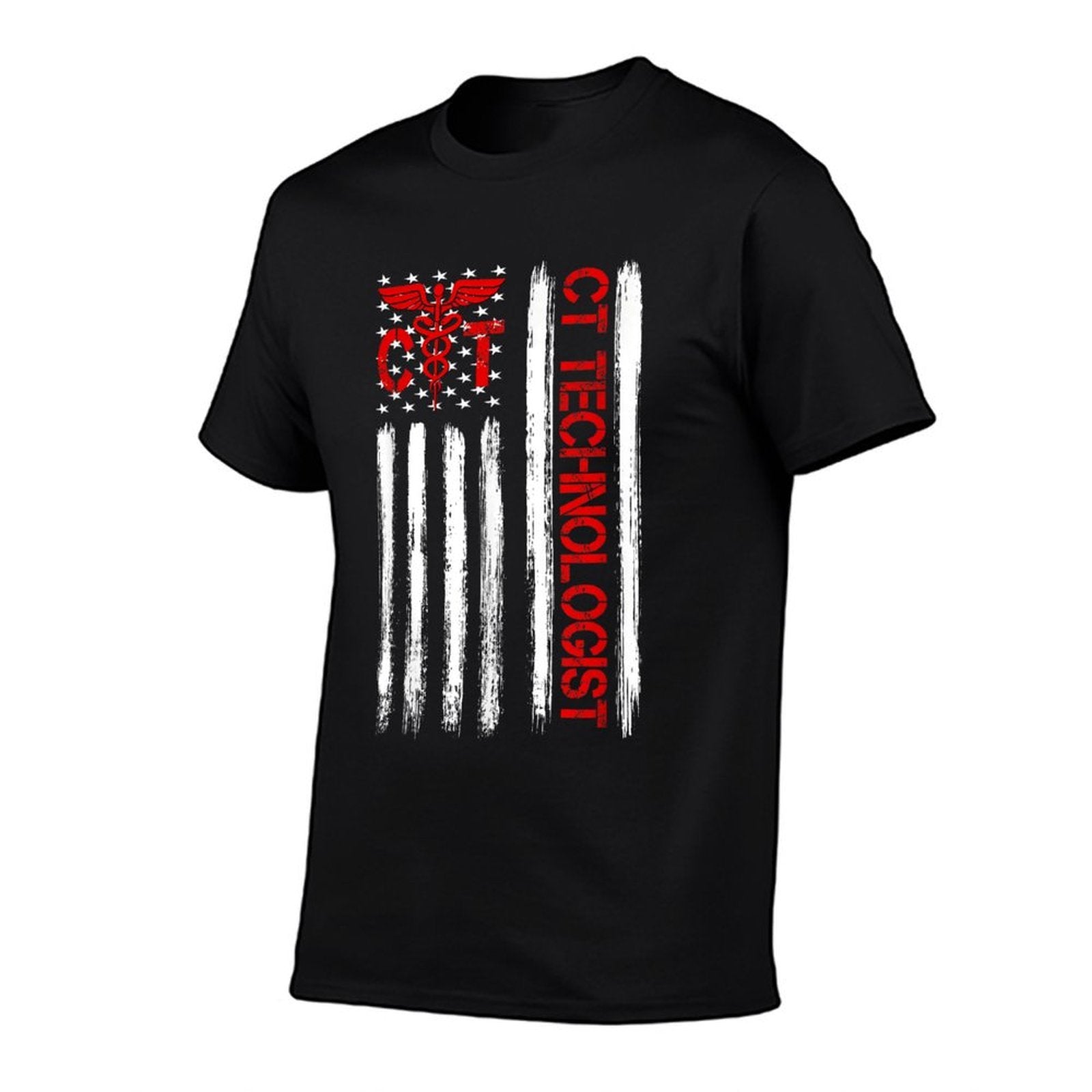 CT Scan Technologist American Patriotic Radiology Gift  Summer-ready Fabric T-Shirt
