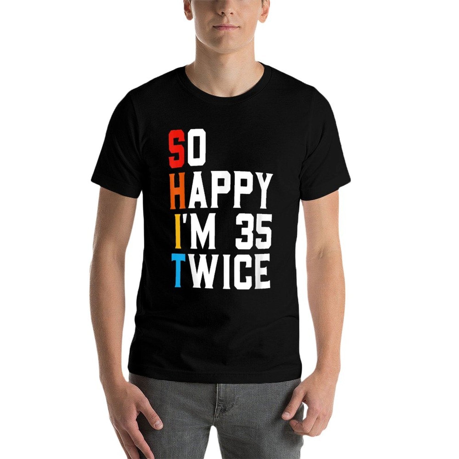 Funny 70 Years Old Bday Gift Sarcastic Vintage 70th Birthday  High-quality Stitching T-Shirt