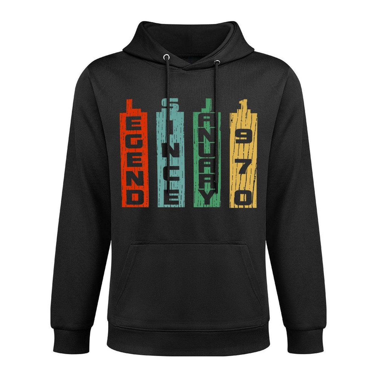 Vintage Legend 50 Years Old 50th Birthday Born January 1970 Premium Customizable Surface Hoodie