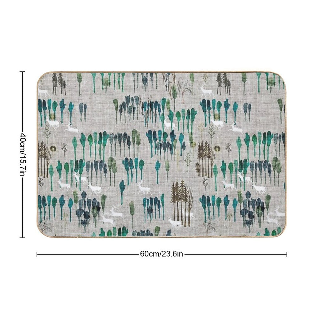Deep Forest  Long-Lasting Bath Mat