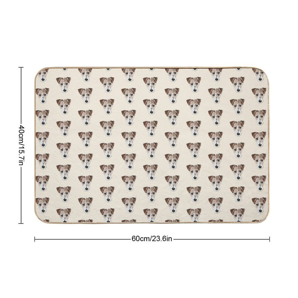 Stephen The Anxious Adventurer – Dog Mugshot  Multi-Purpose Bath Mat