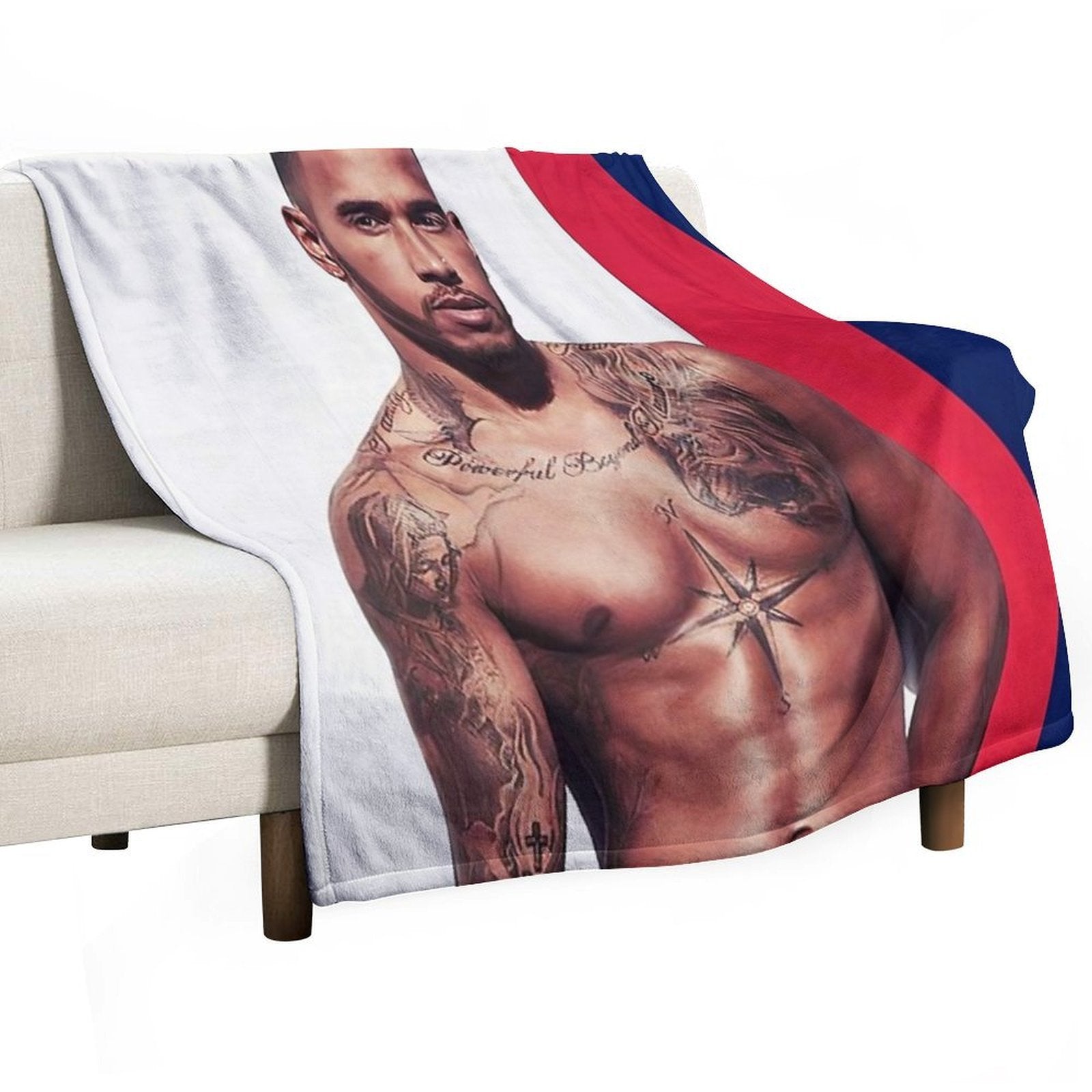 Lewis Hamilton All-season Throw Blanket